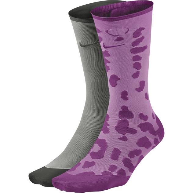  Nike Training Sheer Ankle Leopard (2 Pairs) Kadın Çorap