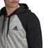 adidas Essentials Mélange Small Logo Full-Zip Hoodie Erkek Sweatshirt
