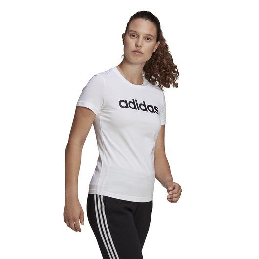 adidas LOUNGEWEAR Essentials Slim Logo Short-Sleeve Kadın Tişört