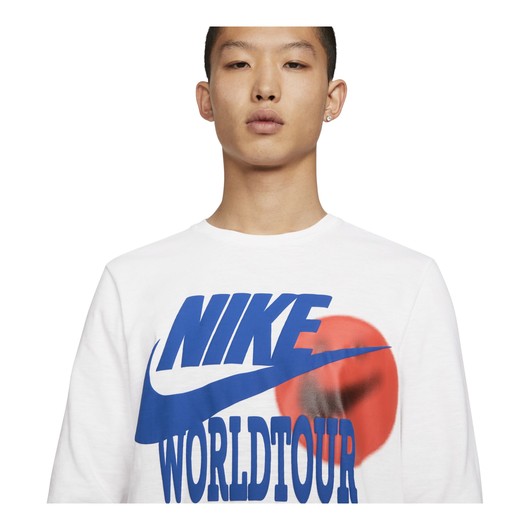 Nike Sportswear World Tour 2 Long-Sleeve Erkek Tişört