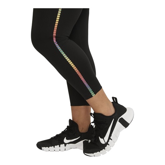 Nike One Rainbow Ladder Mid-Rise 7/8 Leggings Kadın Tayt