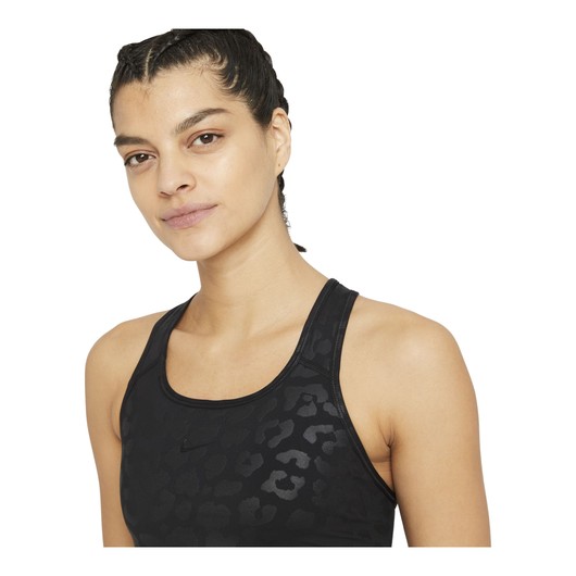 Nike Pro Dri-Fit Swoosh Lepard Shine Medium-Support 1-Piece Kadın Bra