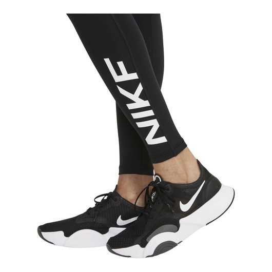 Nike Pro Dri-Fit Mid-Rise Graphic Training Kadın Tayt