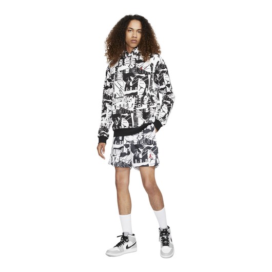 Nike Jordan Essentials Fleece Printed Hoodie Erkek Sweatshirt