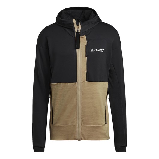 adidas Terrex Tech Fleece Hiking Fleece Full-Zip Hooded Erkek Sweatshirt