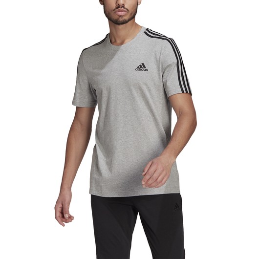 adidas Essentials 3-Stripes Short-Sleeve Erkek Tişört