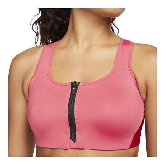 Nike Dri-Fit Shape High-Support Padded Zip-Front Kadın Bra