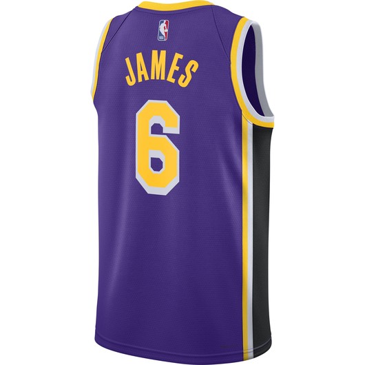 Nike LeBron James Lakers Statement Edition 2020 Jordan NBA Swingman Jersey Erkek Forma