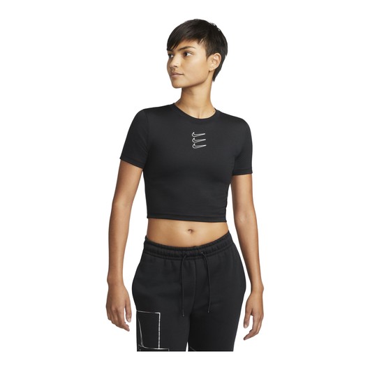 Nike Sportswear Opal Shine Crop Short-Sleeve Kadın Tişört