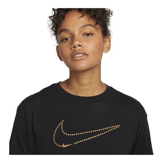 Nike Sportswear Metallic Swoosh Short-Sleeve Kadın Tişört