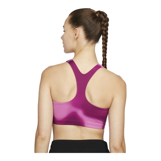 Nike Yoga Dri-Fit Swoosh Printed Medium Support Training Kadın Bra