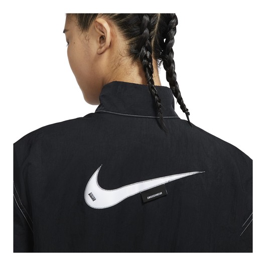 Nike Sportswear Swoosh Woven Half-Zip Short-Sleeve Kadın Elbise