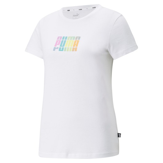 Puma Multicolor Graphic Short-Sleeve Kadın Tişört