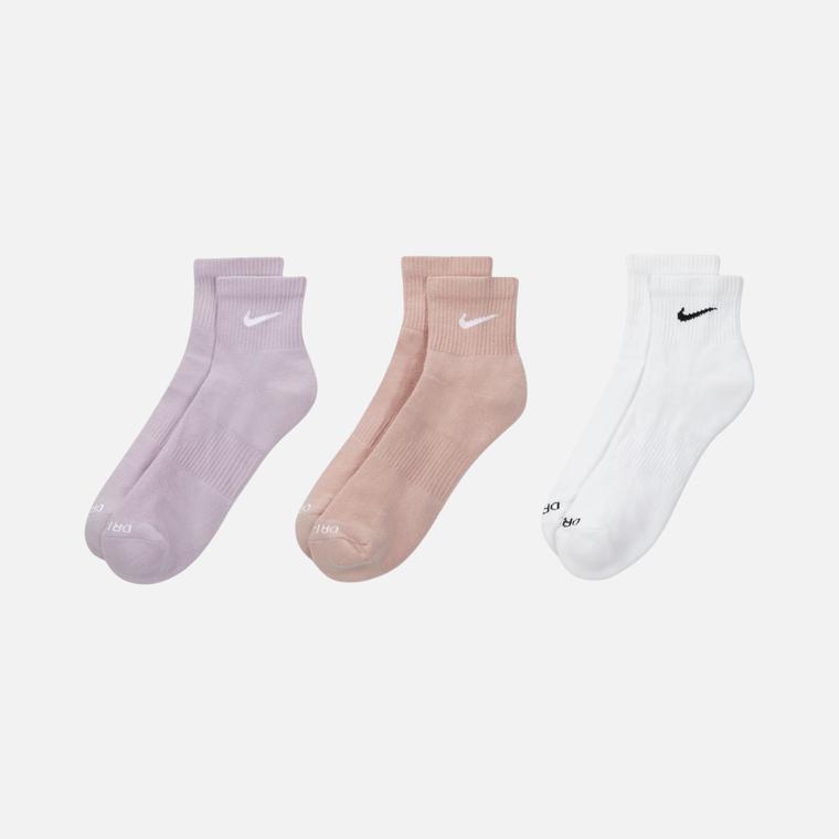 Nike Everyday Plus Cushioned Training Ankle (3 Pairs) Unisex Çorap