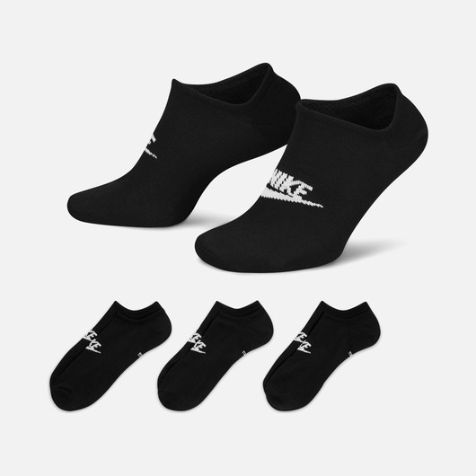 Nike Sportswear Everyday Essential No-Show (3 Pairs) Unisex Çorap