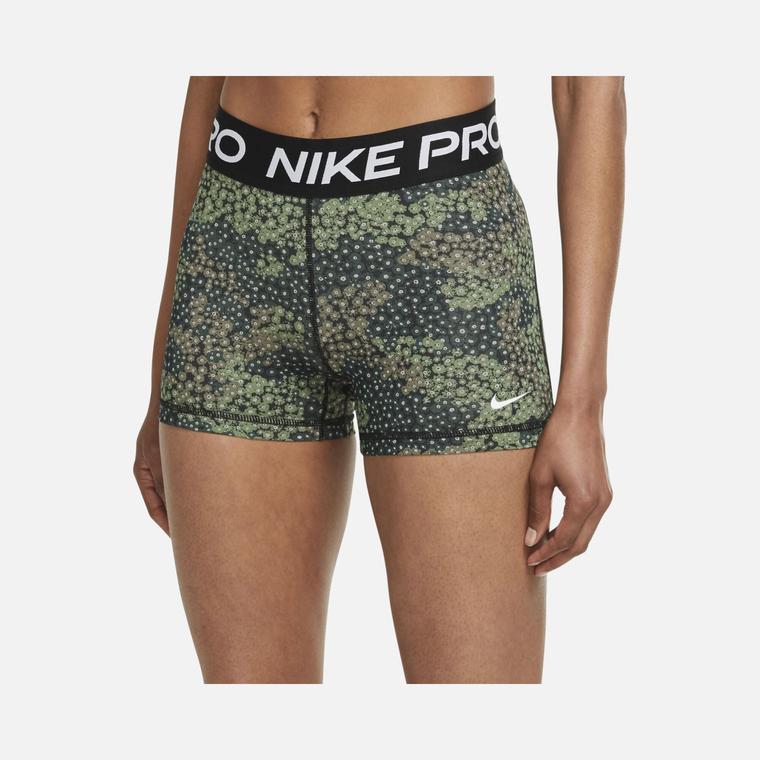 Nike Pro Dri-Fit 8 cm Flover Printed Training Kadın Şort