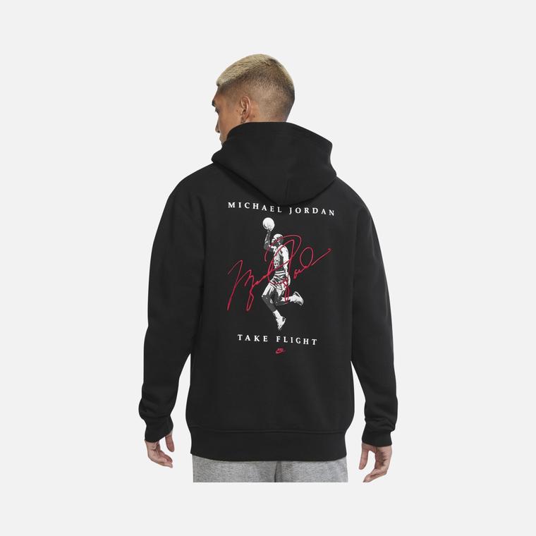 Nike Jordan Essentials Graphic Fleece Pullover Hoodie Erkek Sweatshirt