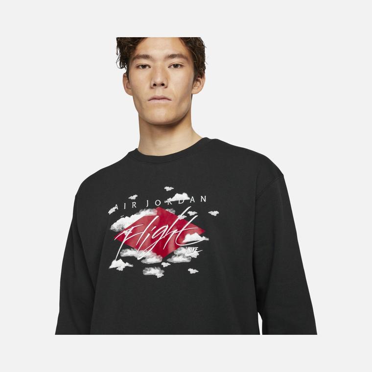 Nike Jordan Statement Essentials Fleece Flight Graphic Erkek Sweatshirt