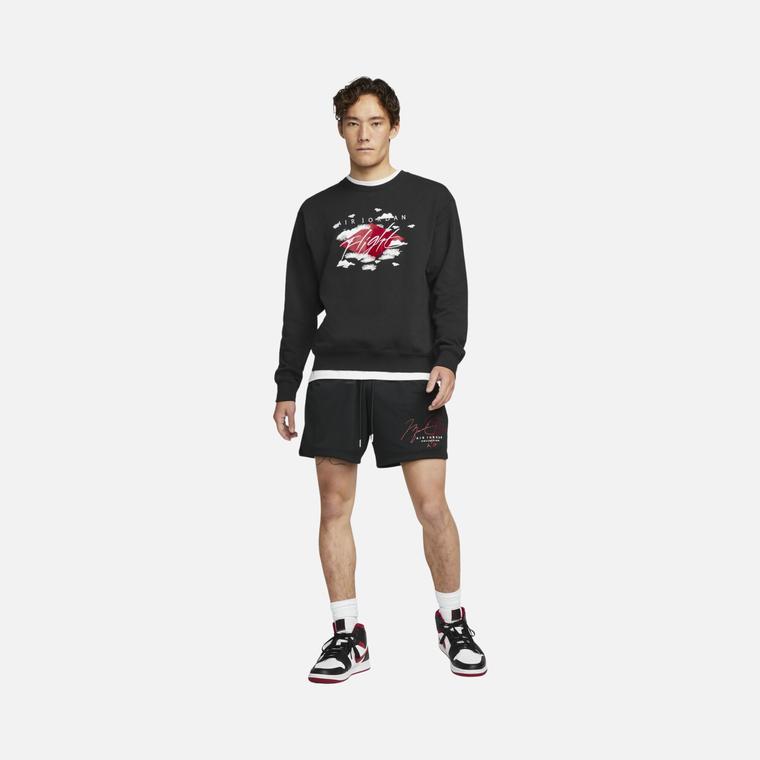 Nike Jordan Statement Essentials Fleece Flight Graphic Erkek Sweatshirt