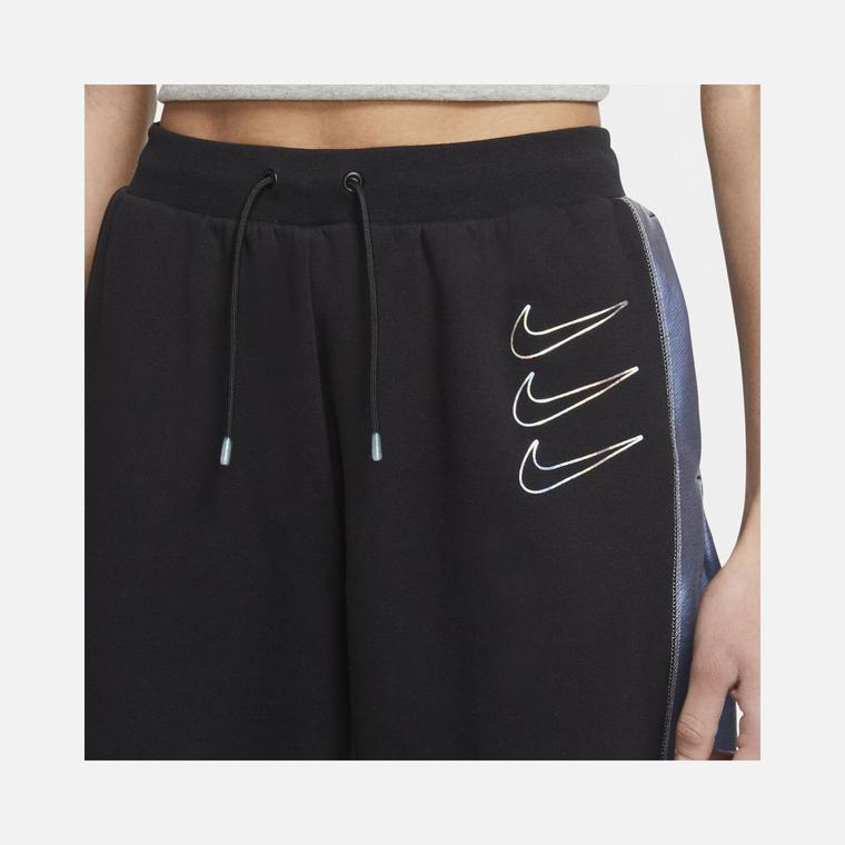 Nike Sportswear Fleece Graphic Mid-Rise Opal Shine Kadın Eşofman Altı