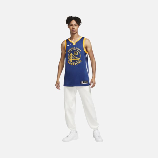  Nike Stephen Curry Warriors Icon Edition 2020 NBA Swingman Jersey Erkek Forma